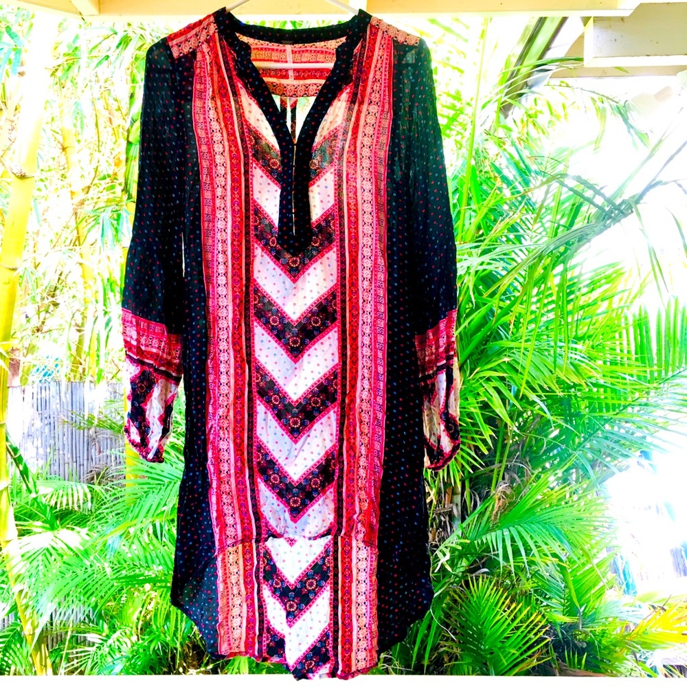 XS Free People Peacemaker Shapeless Dress